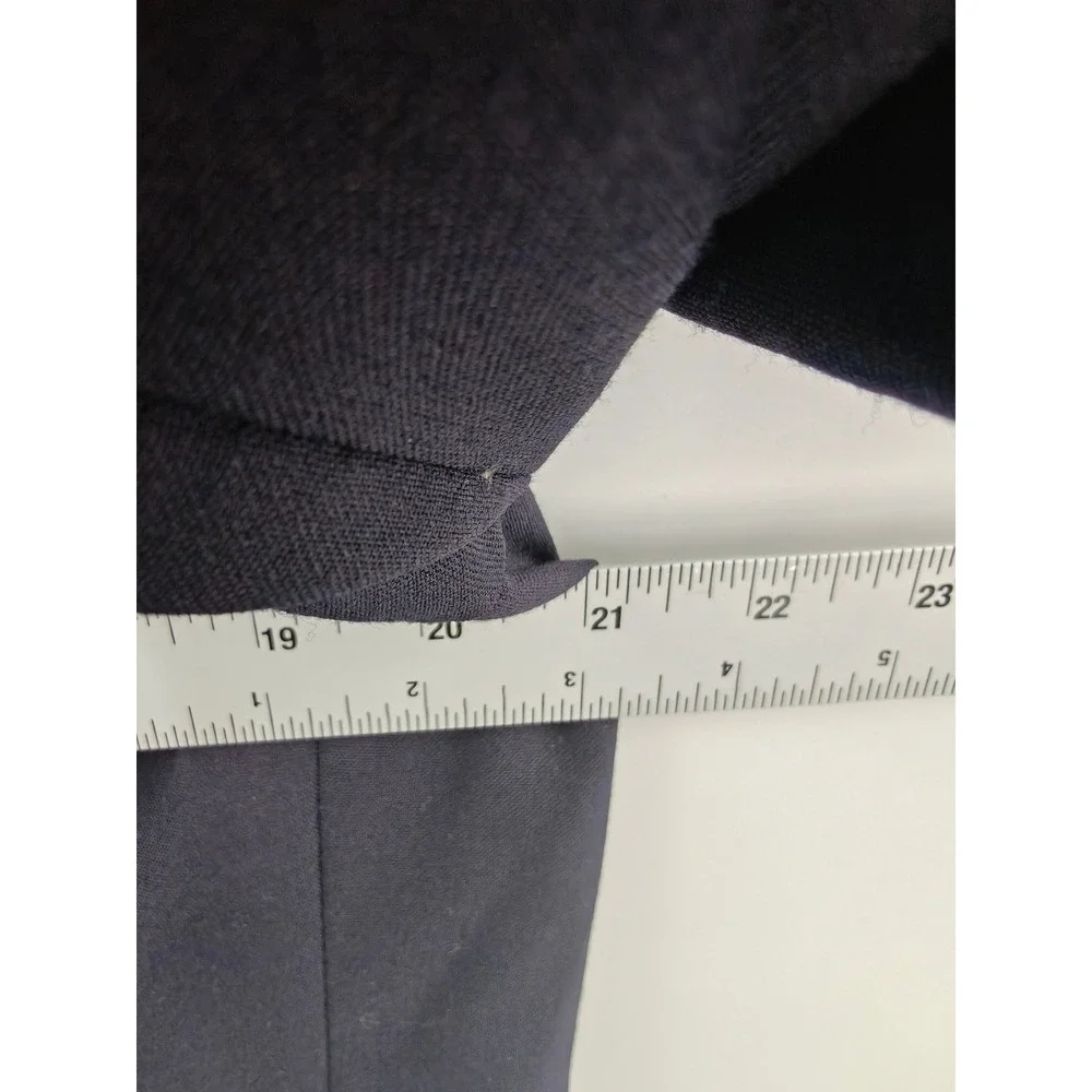 Polo University Club Ralph Lauren Navy Blue Pure Virgin Wool Blazer Gold Buttons